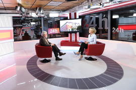 Entrevista a Darío Villanueva en el Canal 24 horas de RTVE