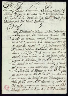 Libramiento de 688 reales de vellón a favor de Antonio Gaspar de Pinedo
