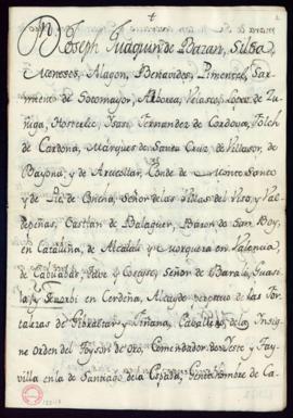 Libramiento general correspondiente a julio de 1781