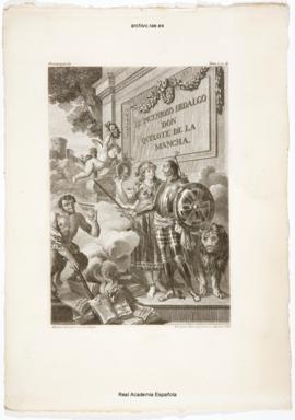 Estampas de la edición académica de Don Quijote de la Mancha, 1780