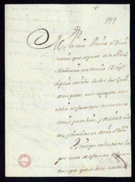 Carta del duque de Béjar a Vincencio Squarzafigo de agradecimiento por el envío del primer tomo d...