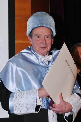 José Manuel Blecua en su investidura como doctor honoris causa de la Universidad Carlos III