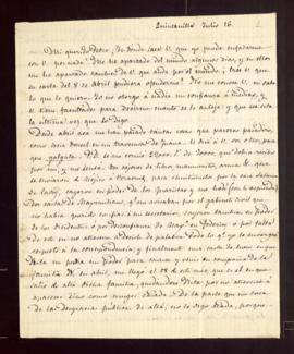 Carta de José Zorrilla a Pedro [Antonio de Alarcón] en la que le informa de la situación en Méxic...