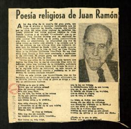 Juan Ramón ya muerto en vida, por Ernesto La Orden Miracle, cónsul general de España en Puerto Rico