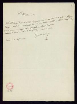 Carta de Juan González Cabo-Reluz a Manuel Bretón de los Herreros con la que remite veinticuatro ...