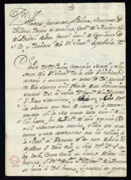 Orden del marqués de Villena del libramiento a favor de Francisco de la Huerta y Vega de 736 real...