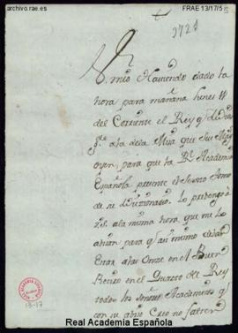 Carta del marqués de Villena [Andrés Fernández Pacheco] a Lope Hurtado de Mendoza en la que notif...