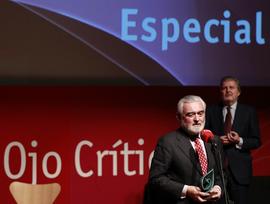 Intervención de Darío Villanueva, director de la Real Academia Española, tras recibir el Premio E...