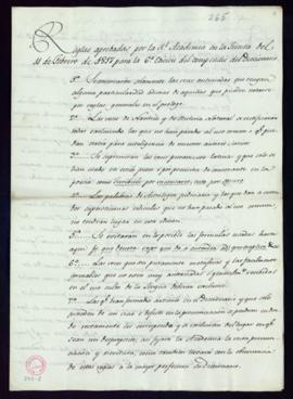 Reglas aprobadas por la Real Academia en la junta del 11 de febrero de 1817 para la sexta edición...