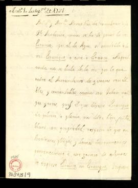 Carta de Lorenzo Folch de Cardona a Tomás Pascual de Azpeitia en la que le pide que consulte a la...