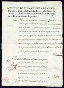 Libramiento general correspondiente a enero de 1803