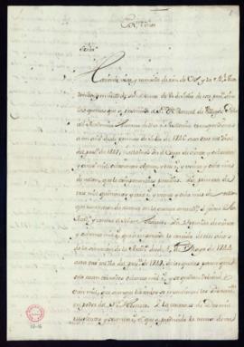 Informe de las cuentas desde 1.º de julio de 1746 hasta fin de junio de 1747