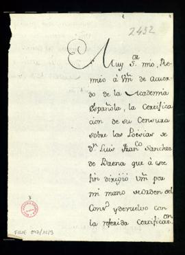 Minuta de la carta [de Francisco Antonio de Angulo] a Ignacio de Higareda con la que le remite la...