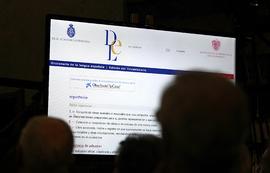 Presentación de la consulta en línea del DLE