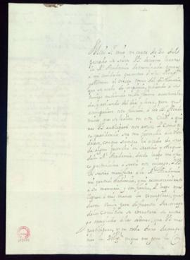 Carta de Juan Curiel a Vincencio Squarzafigo en la que acepta el encargo de presentar a los reyes...