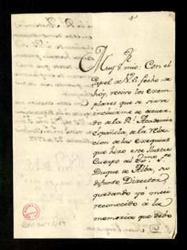 Carta del duque de Medina Sidonia [Pedro de Alcántara Pérez de Guzmán y Pacheco] a Juan Trigueros...