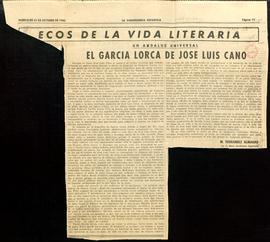 Un andaluz universal. El García Lorca de José Luis Cano