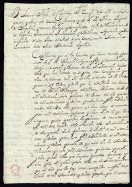 Certificación de los contadores de las cuentas del año 1729