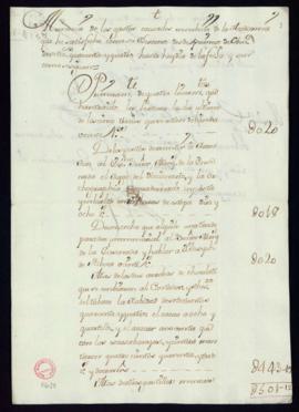 Memoria de los gastos menores pagados desde el 1.º de enero de 1744 hasta fin de dicho año