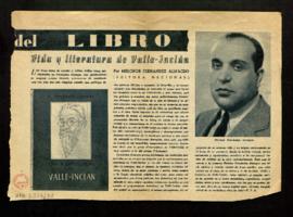Vida y literatura de Valle-Inclán, por Melchor Fernández Almagro