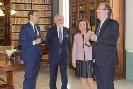 Visita de Albert Rivera a la Real Academia Española