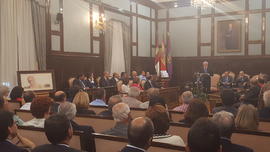 Intervención de Darío Villanueva, director de la Real Academia Española, en el homenaje de la Dip...