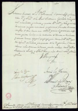 Orden del marqués de Villena de abono a Vincencio Squarzafigo de 160 884 reales y 16 maravedíes d...