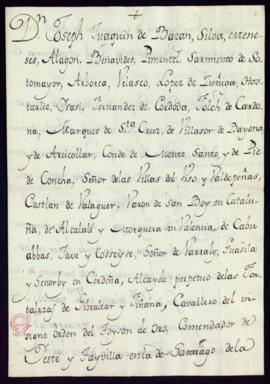Libramiento de 1100 reales de vellón a favor de Miguel Antonio Tagle, amanuense, y Alonso Pérez N...