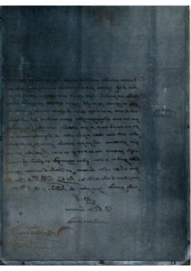 Carta desconocida e inédita de Miguel de Cervantes
