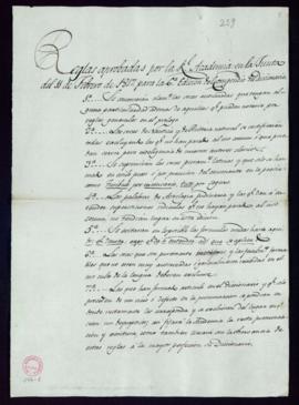 Reglas aprobadas por la Real Academia en la junta del 11 de febrero de 1817 para la sexta edición...