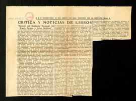Boletín del Sindicato Nacional del Papel, Prensa y Artes Gráficas