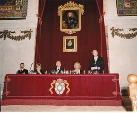 Víctor García de la Concha toma la palabra en la inauguración del curso de las Reales Academias d...