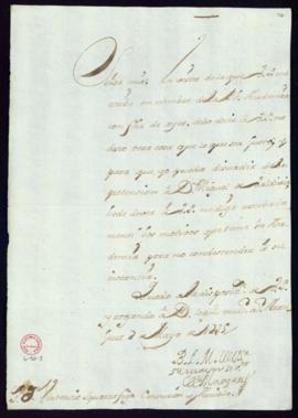 Carta del marqués de Villena [Mercurio Antonio López Pacheco] a Vincencio Squarzafigo con el rueg...