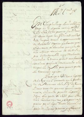 Carta de Diego de Villegas Quevedo en la que da cuenta de su llegada al Silió de Iguña después de...