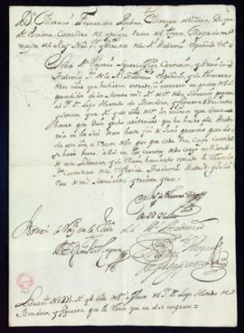 Orden del marqués de Villena de libramiento a favor de Lope Hurtado de Mendoza de 271 reales y 2 ...