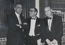 Antonio Tovar Llorente con Joaquín Ruiz-Giménez y Pedro Laín Entralgo