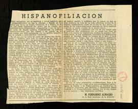 Hispanofiliación
