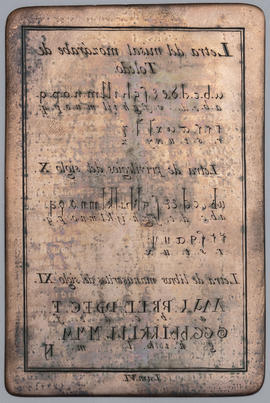 Lam.VI. Letra del misal mozárabe de Toledo