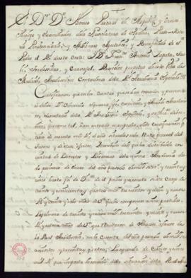 Certificación de los contadores de las cuentas del año de 1735