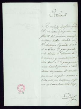 Carta del duque de Frías [Bernardino Fernández de Velasco] a Francisco Martínez de la Rosa en la ...