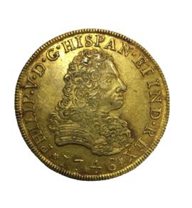 Onza de oro de Felipe V de España