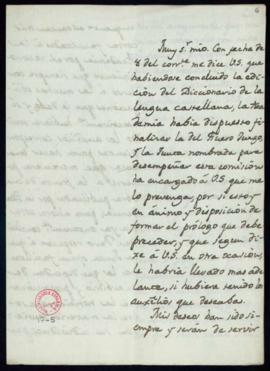 Carta de Manuel de Lardizábal y Uribe a Juan Crisóstomo Ramírez Alamanzón en el que acepta varios...