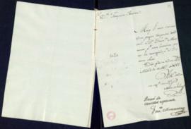 Orden de Pedro de Silva a Joaquín Ibarra del pago a Francisco Muntaner de 1020 reales de vellón p...
