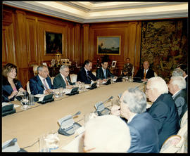 Miembros del patronato de la Fundación pro Real Academia Española en la reunión anual