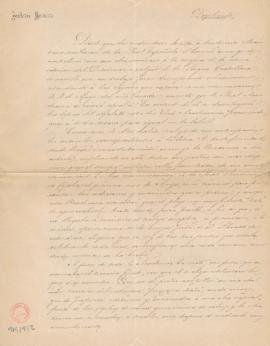 Carta de Joaquín García Icazbalceta a Antonio Arnao, secretario de la Comisión de Academias Ameri...
