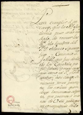 Carta de Manuel de Villegas Piñateli y Manuel de Villegas Oyarvide con la que remiten una memoria...