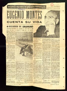 Eugenio Montes cuenta su vida II, por Marino Gómez-Santos