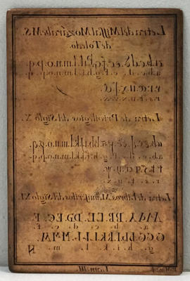 Lam.III. Letras del misal Mozárabe M.S. de Toledo