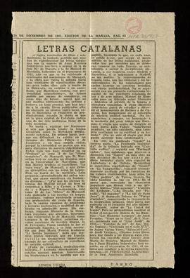 Letras catalanas