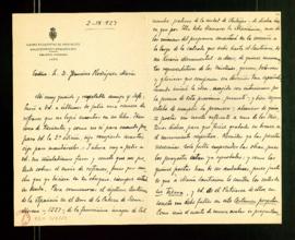 Carta de Antonio Alcalá Venceslada a Francisco Rodríguez Marín en la que le recuerda que a último...